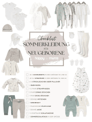 Baby Anziehen im Sommer: Welche Kleidung braucht dein Neugeborenes?