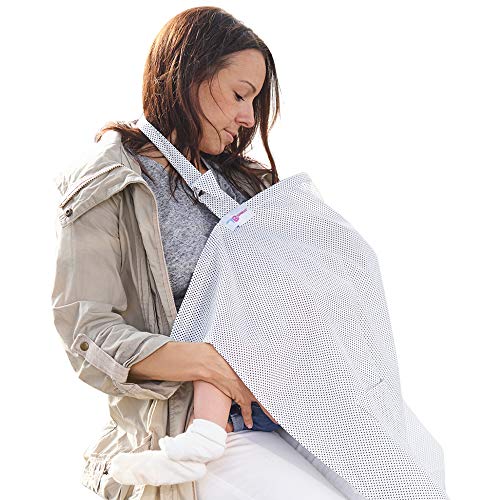 Stilltuch Stillschürze mit Taschen – Weicher und…