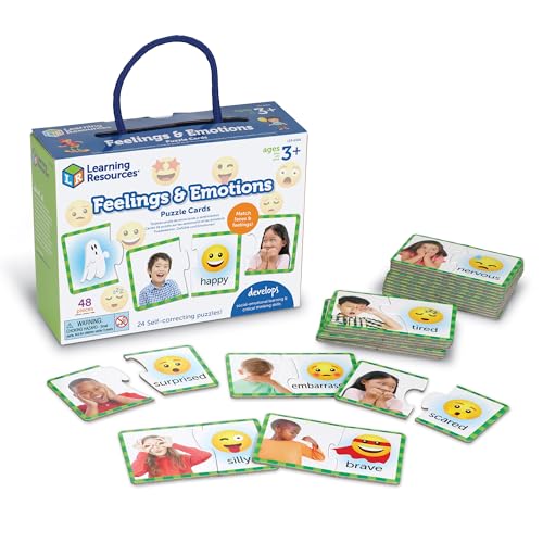 Learning Resources Puzzlekarten „Gefühle und…