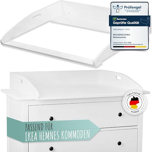 WOLKENGLÜCK® Wickelaufsatz für IKEA Hemnes