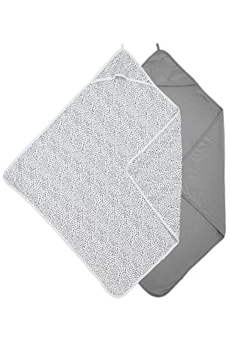 Meyco Baby Cheetah/Uni Kapuzentuch, 2er Pack (80 x 80 cm)