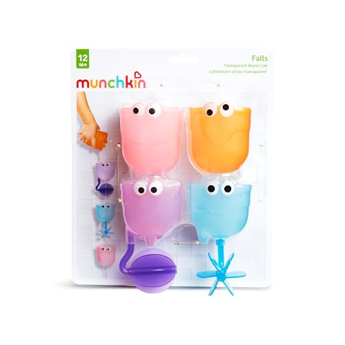Munchkin Falls Wassertrichter und Becher Badespielzeug (4-teilig)