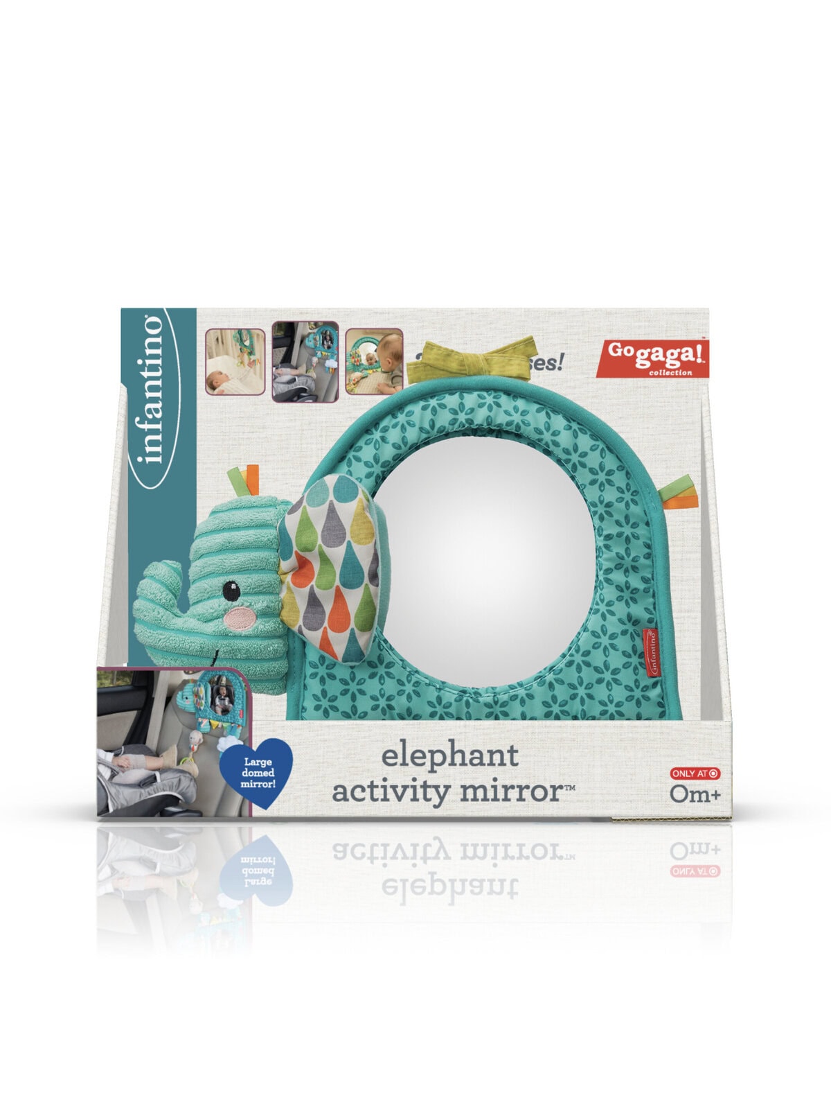 INFANTINO Go Gaga Elephant Activity Mirror2