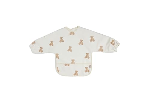 Jollein Ärmellätzchen „Teddybär“ weiss