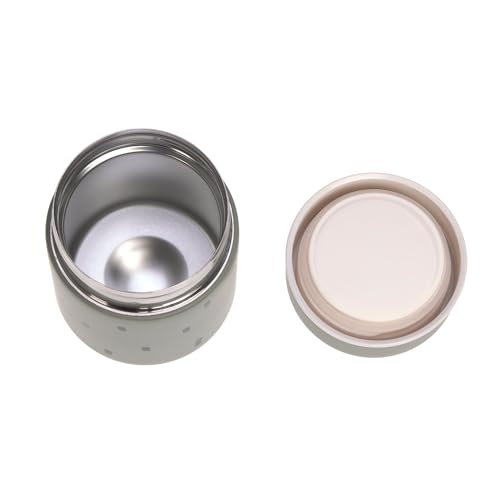 Lässig Thermobehälter Edelstahl 350ml – Happy Prints light olive