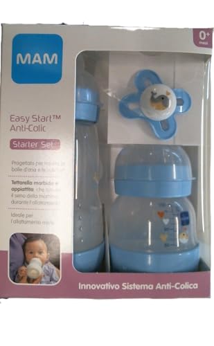 MAM Starter Set mit 2 Flaschen und Original Start Schnuller