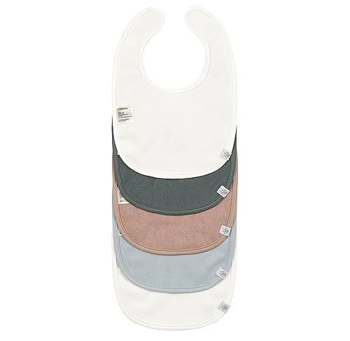 Lässig Bio-Baumwoll-Lätzchen 5er-Set wasserdicht – Tiny Smile