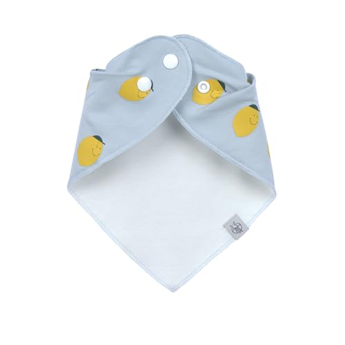 Lässig Dreieckstücher Bio-Baumwolle – Happy Fruits Lemon, 2er-Set