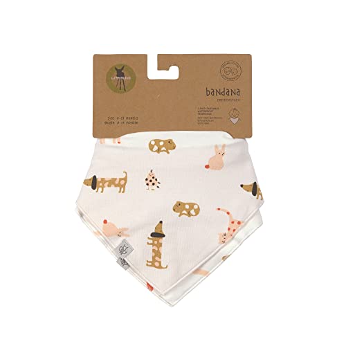 Lässig Sabberlätzchen Little Mateys Bio-Baumwolle – spicy orange, 2er-Set