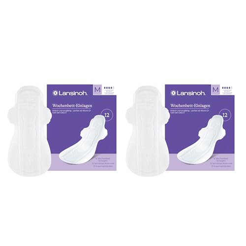 Lansinoh Wochenbett-Einlagen (2er Pack à 12 Stück)