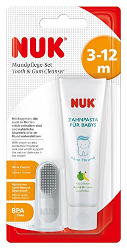 NUK Mundpflege-Set mit Zahnpasta & Fingerzahnbürste