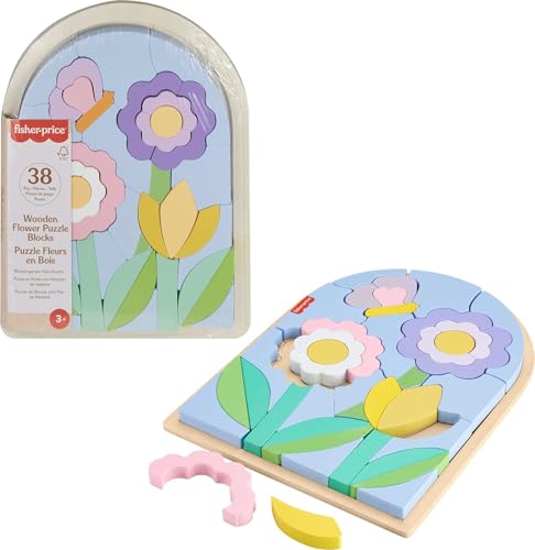 Fisher-Price Blumengarten Holz-Puzzle (37 Teile)