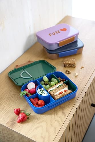 Lässig Bento-Brotdose Little Gang Smile – Navy