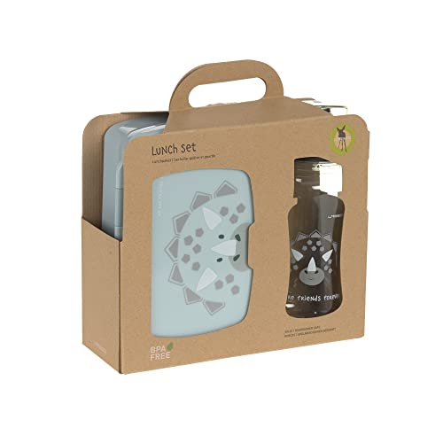 Lässig Brotdose & Trinkflasche Set – About Friends Dino Grün