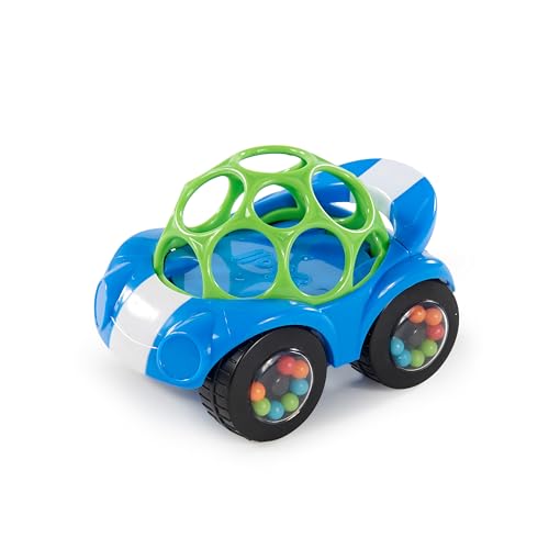 Bright Starts – Oball Spielzeugauto mit Rassel (Grün-Blau)
