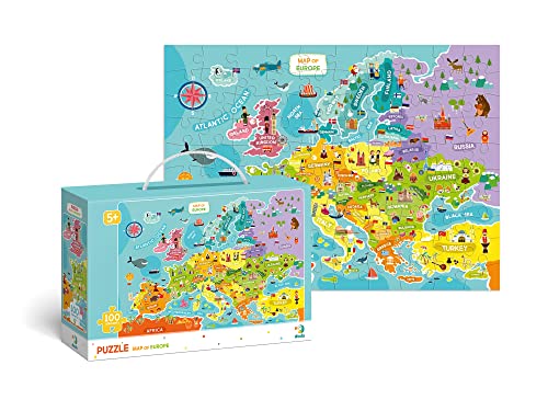 DODO Puzzle „Europakarte“ (100 Teile)