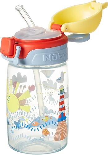 Nuby Optimal Straw Trinkflasche (360 ml)