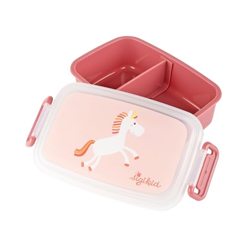sigikid Brotzeitbox, Altrosa/Einhorn