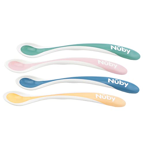 Nuby Hot Safe Wärmesensor-Löffel – 4er-Pack