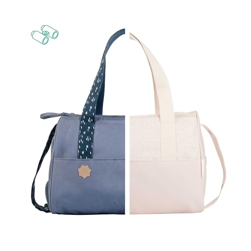 Badabulle Wickeltasche Pocketstyle 23 L inkl. Wickelzubehör – Blau