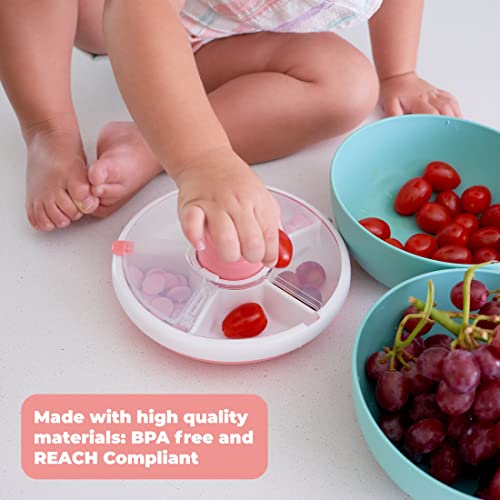 GoBe Go Be Kids Snack Spinner Snackbox mit 5 Fächern – Bundle