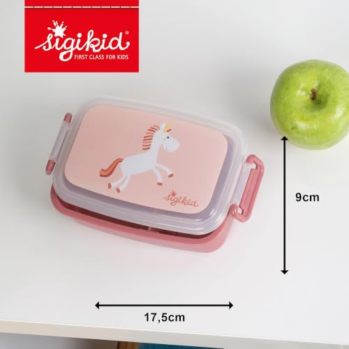 SIGIKID Brotzeitbox – Altrosa/Einhorn