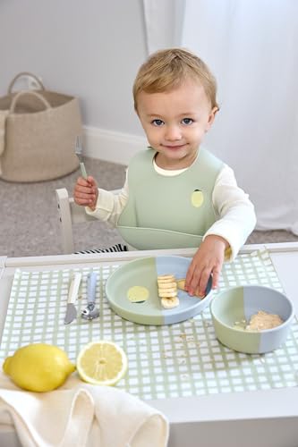 Lässig Silikon-Kinderschüssel Happy Fruits Lemon – 300 ml
