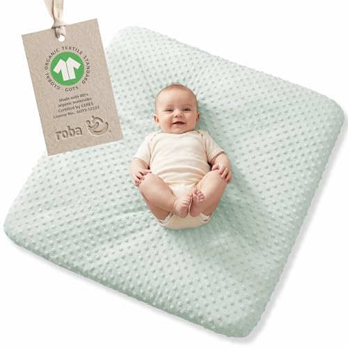 roba organic Spannbezug Lil Planet – Frosty Green