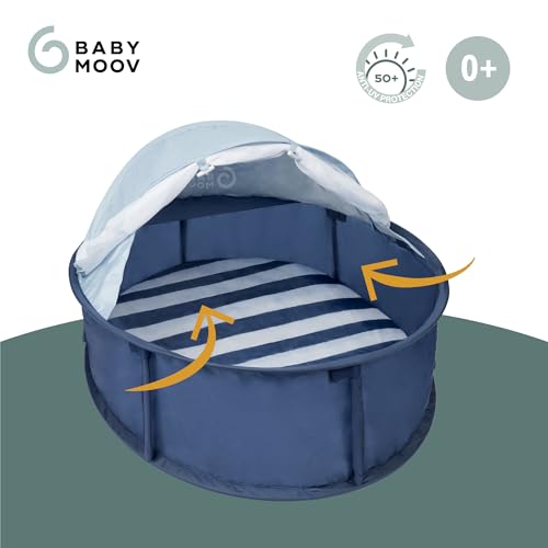 Babymoov Strandmuschel & Reisebett Babyni 2-in-1 – UV-Schutz 50+