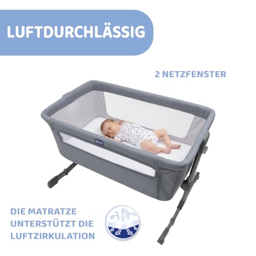 Chicco Next2Me Essential Beistellbett – Stone