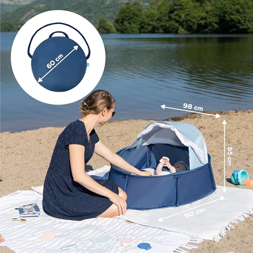 Babymoov Strandmuschel & Reisebett Babyni 2-in-1 – UV-Schutz 50+