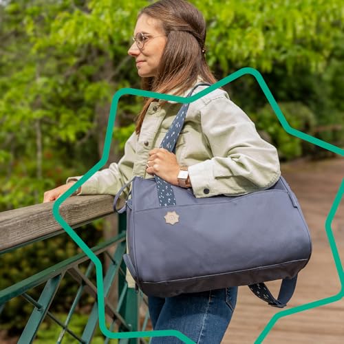 Badabulle Wickeltasche Pocketstyle 23 L inkl. Wickelzubehör – Blau