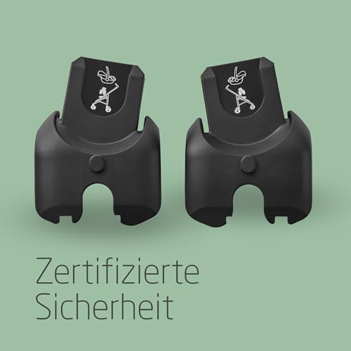 Maxi-Cosi Babyschalen-Adapter für Maxi-Cosi Kinderwagen – Schwarz