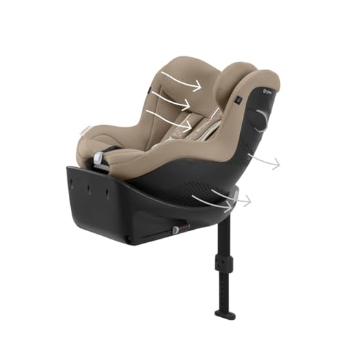 CYBEX Kindersitz Sirona Gi i-Size PLUS 360° – Almond Beige