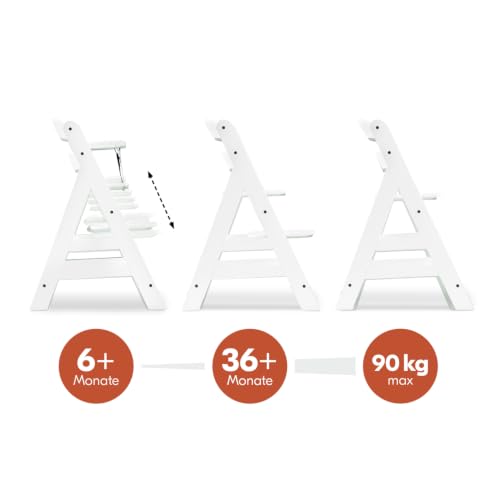 Hauck Hochstuhl Alpha+ – Weiss