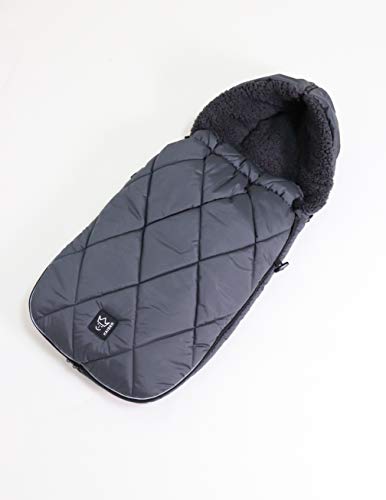 Kaiser Kinderwagen-Fusssack XL TOO Thermo Sherpa Fleece Universal – Anthrazit