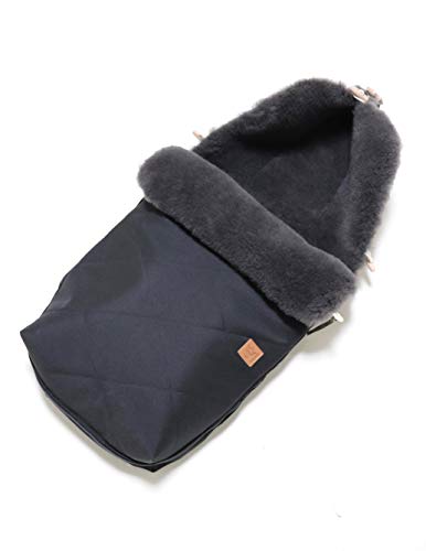 Kaiser Lammfell-Fusssack Natura – Graphit