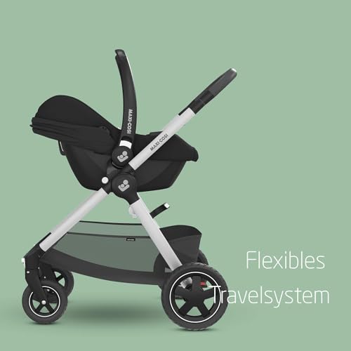 Maxi-Cosi CabrioFix i-Size Babyschale mit ISOFIX Base – Essential Black
