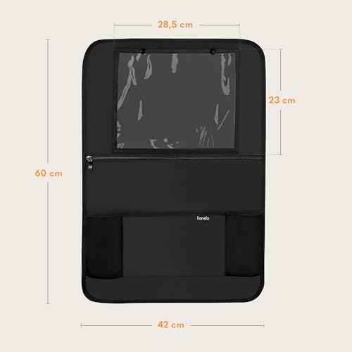 Lionelo SEATORGANIZER Rücksitz-Organizer Universal – Schwarz