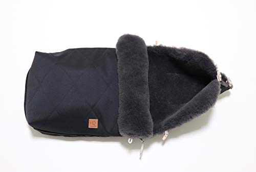 Kaiser Lammfell-Fusssack Natura – Graphit