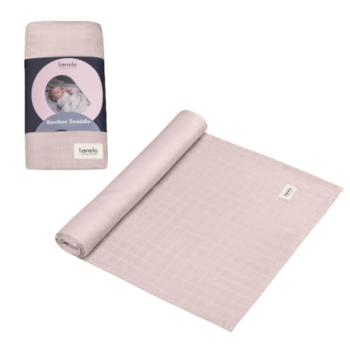 Lionelo Bamboo Swaddle Musselin-Pucktuch 120 × 120 cm – Beige Sand