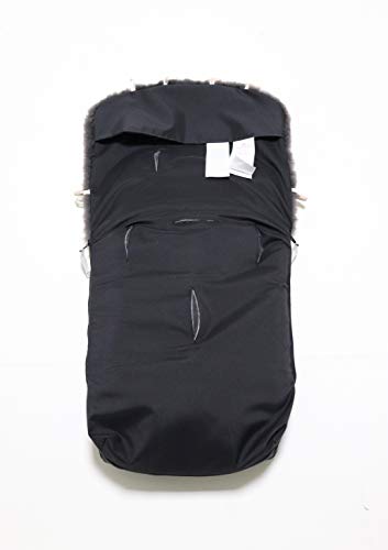 Kaiser Lammfell-Fusssack Natura – Graphit