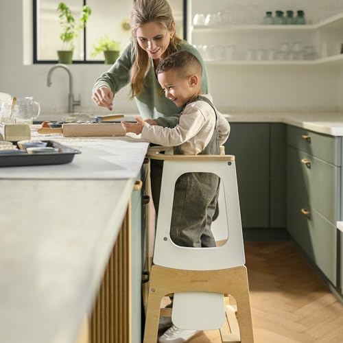 Maxi-Cosi Toucan 3-in-1-Lernturm aus Holz – Natürliches Holz