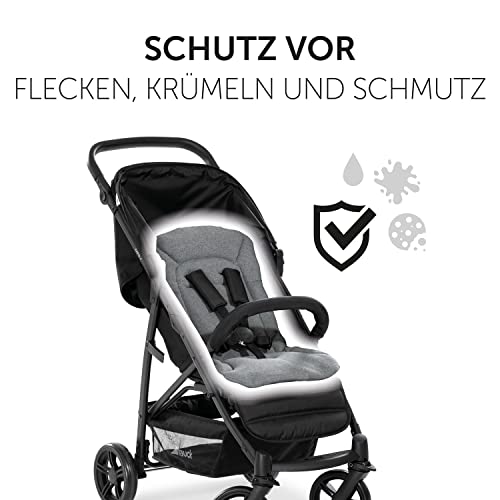 Hauck Universal-Sitzauflage für Kinderwagen Pushchair Seat Liner – Charcoal