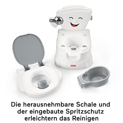 Fisher-Price Meine erste Toilette – Töpfchen mit Musik & Geräuschen