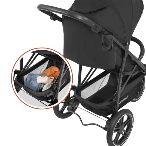Hauck Rapid 3R Dreirad-Buggy mit Gummireifen – Black