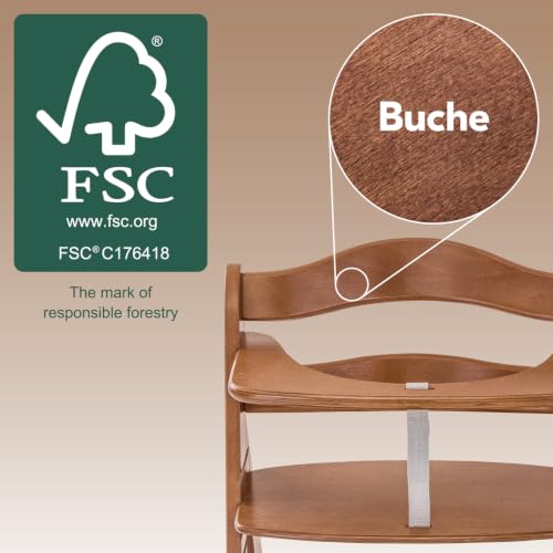 Hauck Alpha+ Hochstuhl – Walnuss
