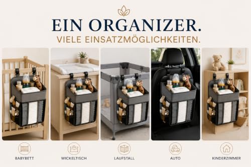 Altabebe Hänge-Windelorganizer AL1200 – Grau
