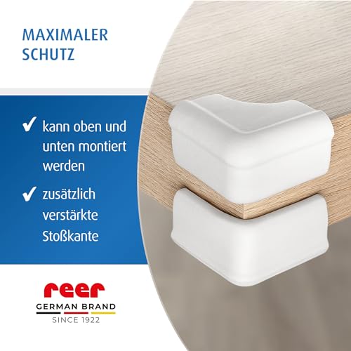 Reer Eckenschutz soft – 4er-Pack, Weiss