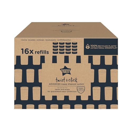 Tommee Tippee Twist & Click Nachfüllkassetten – 16er-Pack